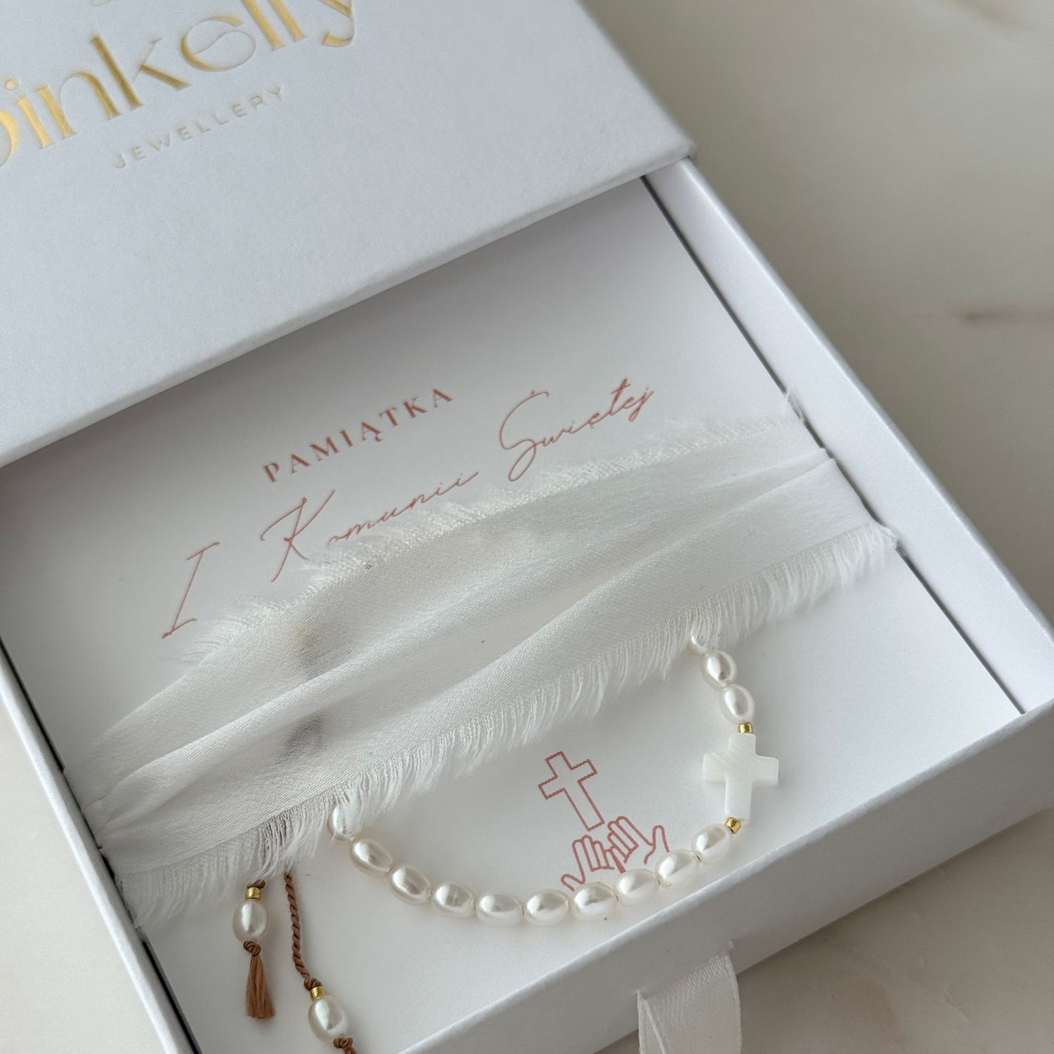 Bransoletka Pamiątka I Komunii Świętej