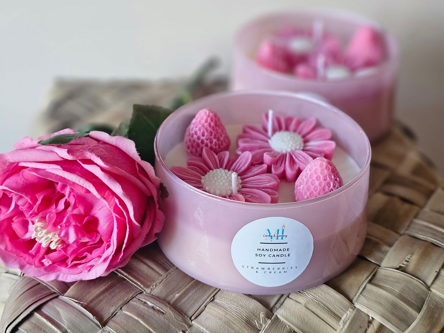 Strawberries &amp; Cream (Light Pink)