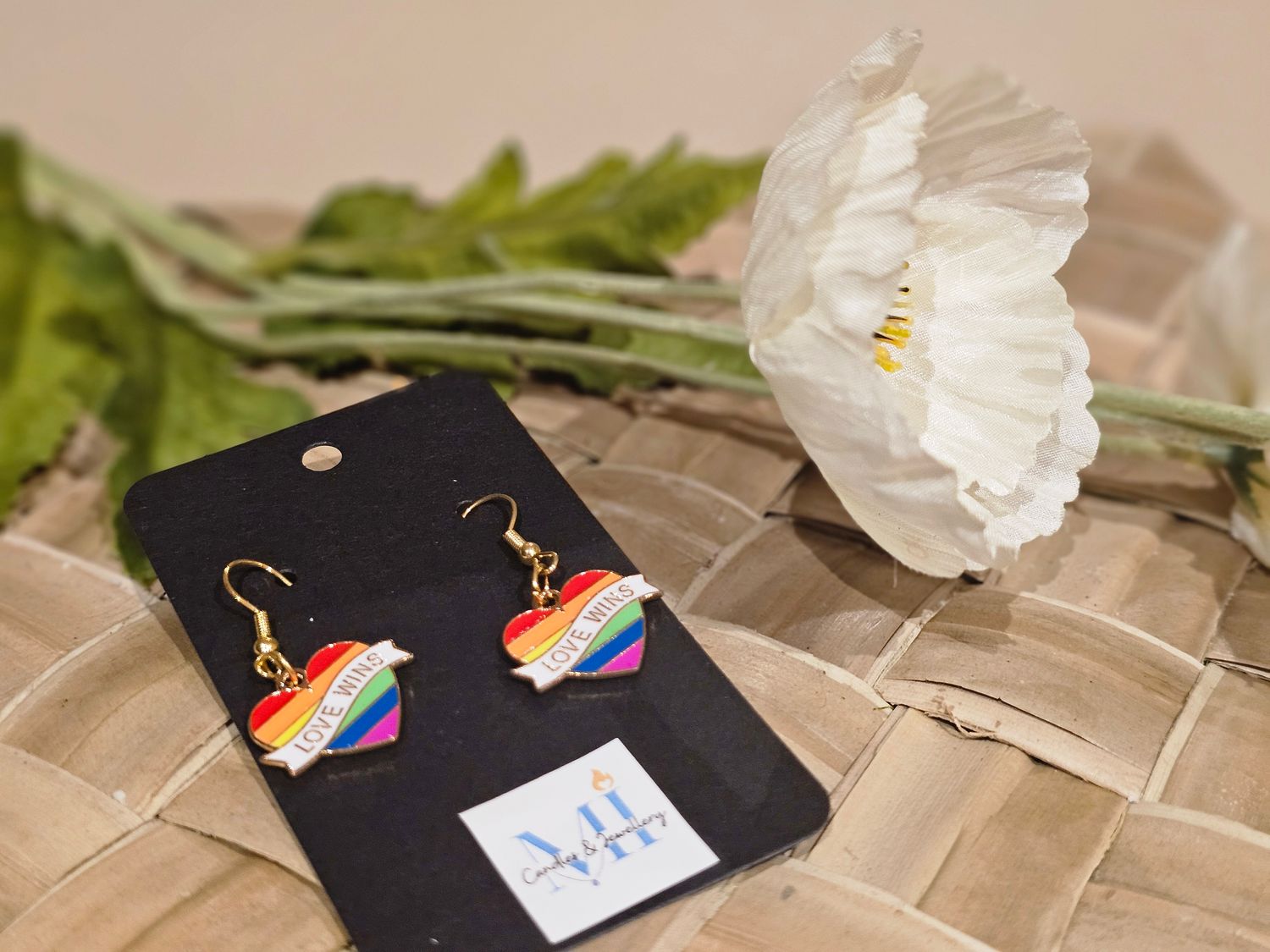 Love Wins Pride Drop Earrings