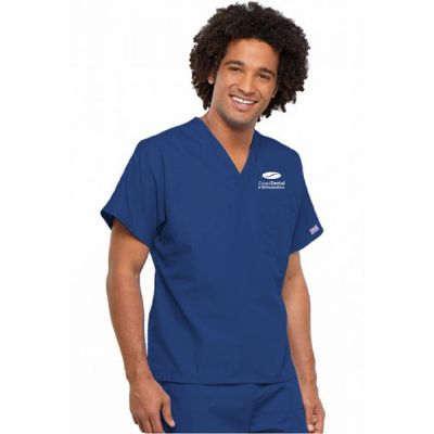 Wink® Unisex WorkFlex Chest Pocket V-Neck Top