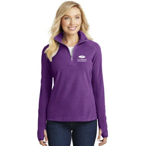 Port Authority Women&#39;s Microfleece 1/2-Zip Pullover
