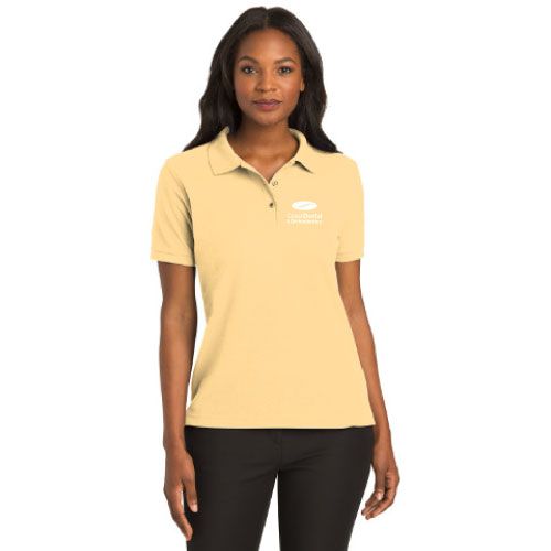 Sport-Tek Women&#39;s Dri-Mesh V-Neck Polo