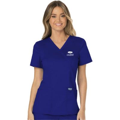 Wink Women's Premiere Flex Mock Wrap Top