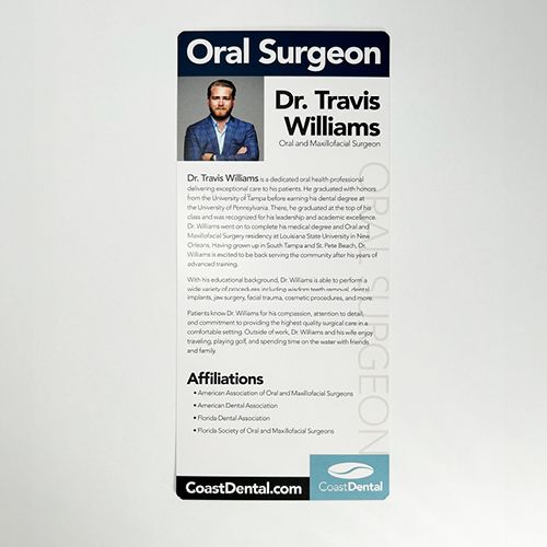 Dr. Travis Williams, Oral Surgeon