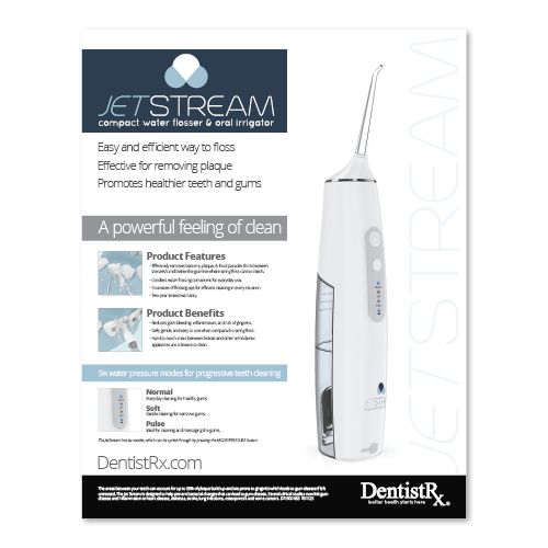Jet Stream Water Flosser Poster
