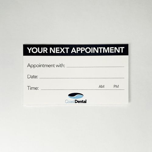 Patient Appointment Cards