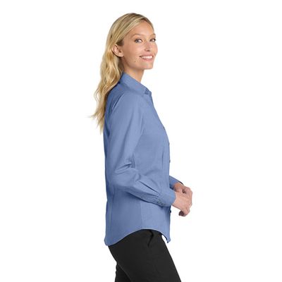 Port Authority® Women's Crosshatch Easy Care Shirt