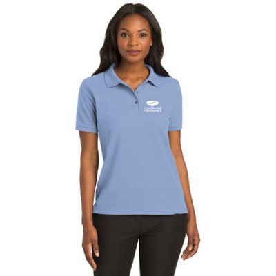 Sport-Tek Women&#39;s Dri-Mesh V-Neck Polo