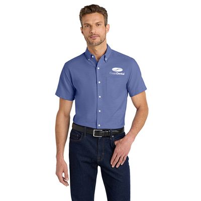 Port Authority® Short Sleeve SuperPro™ Oxford Shirt