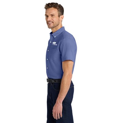 Port Authority® Short Sleeve SuperPro™ Oxford Shirt