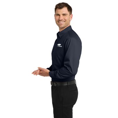 Port Authority® Long Sleeve Carefree Poplin Shirt