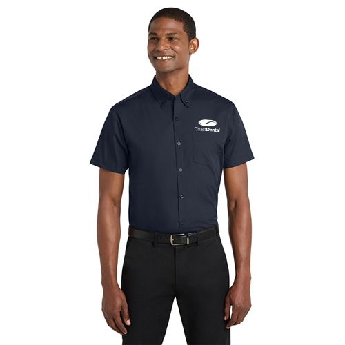 Port Authority® Short Sleeve Carefree Poplin Shirt