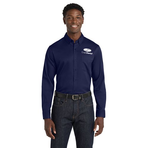 Port Authority® Long Sleeve SuperPro React™ Twill Shirt