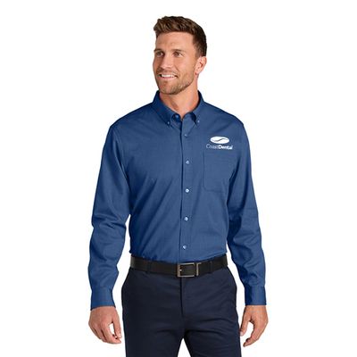 Port Authority® Long Sleeve Nailhead Easy Care Shirt