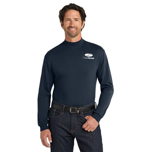 Port Authority® Interlock Knit Mock Turtleneck