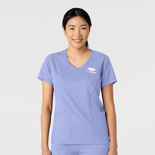 Boundless Women's 2-Pocket V-Neck Scrub Top