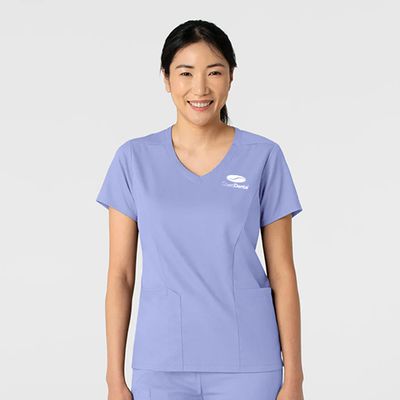 Boundless Women's 2-Pocket V-Neck Scrub Top