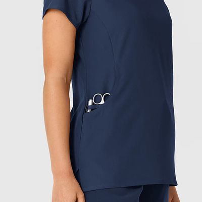 Nova Women's Flex-n-Reach Shoulder Panel V-Neck Scrub Top