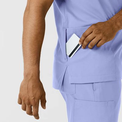 Boundless Men's Multi Pocket V-Neck Scrub Top
