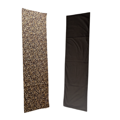 Floral & Black Reversible Table Runner