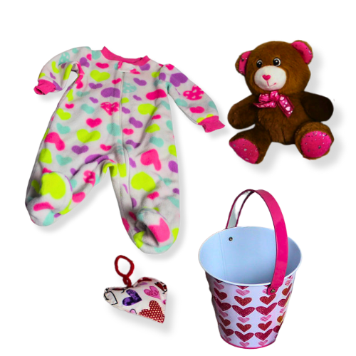 Valentine Baby Girl Tin Set