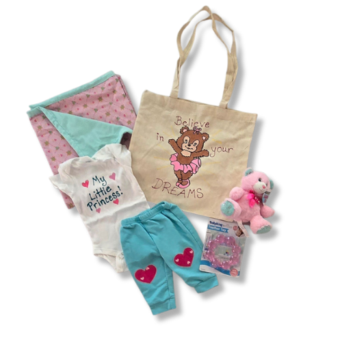 Baby Girl's Bear Gift Set