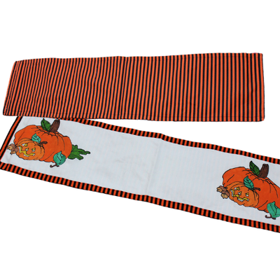 Hand Painted Pumpkin Table Runner