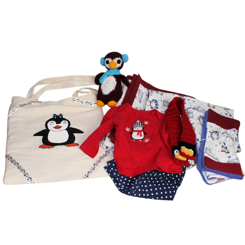 Baby Girl's Penguin Gift Set