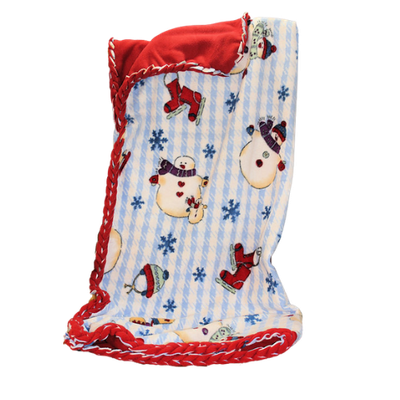 Snowman Fleece Blanket