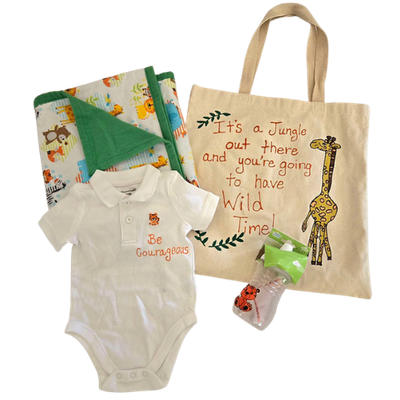 Safari Baby Gift Set