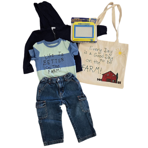 Toddler Farm Gift Basket