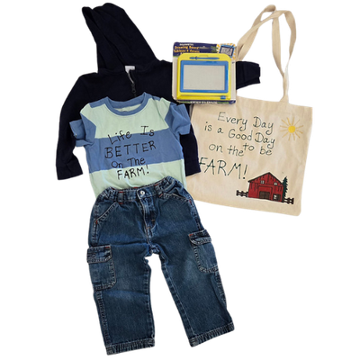 Toddler Farm Gift Basket