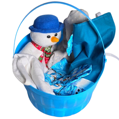 Olaf Toddler Girl Gift basket