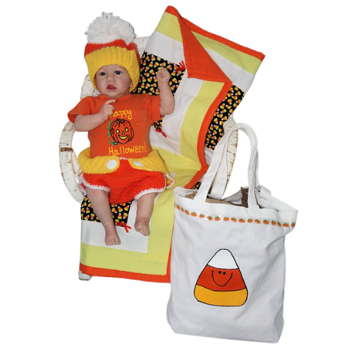 Candy Corn Baby Gift Set