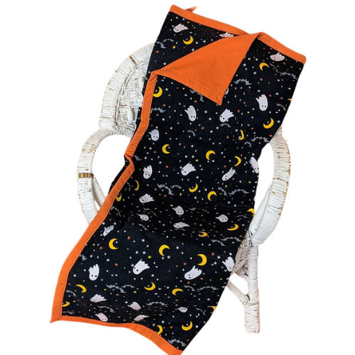 Flannel Halloween Baby Blanket