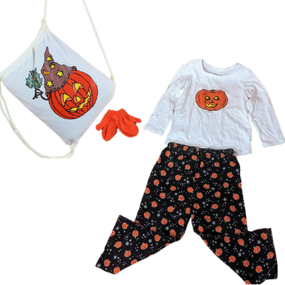 Girl's Halloween Outfit Set