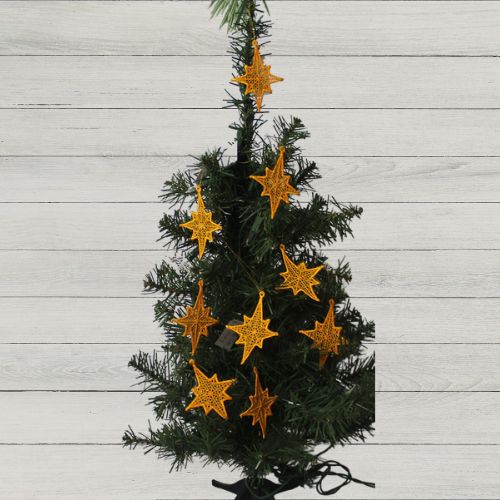 Star Lace Embroidered Ornament