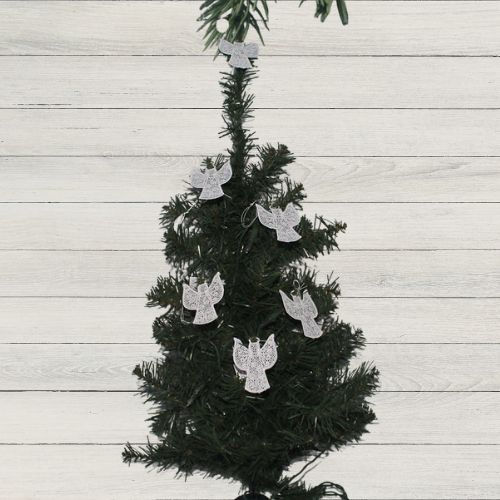 Small Lace Angel Ornament