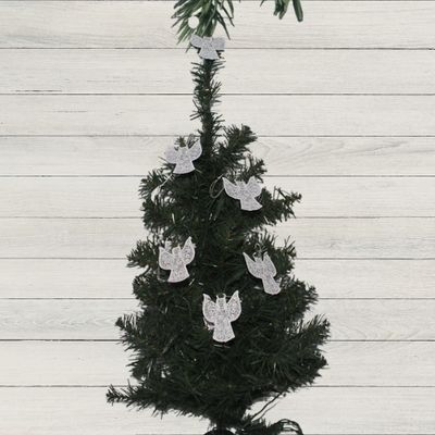 Small Lace Angel Ornament