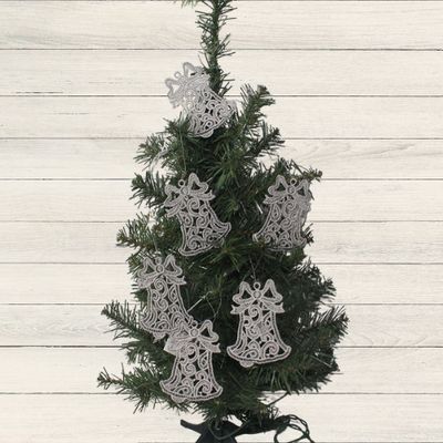 Bell Lace Embroidered Ornament
