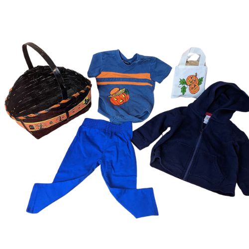 Pumpkin Toddler Boy Halloween Set
