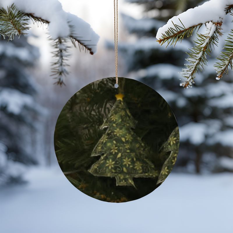 Green Christmas Tree Ornament