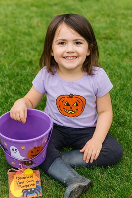 Girl's Pumpkin Bucket Set Girl's Pumpkin Bucket Set