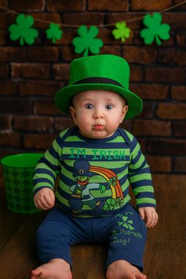 Baby Boy's First St. Patrick's Day Outfit Set