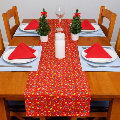 Christmas Bulb Table Runner Christmas Bulb Table Runner