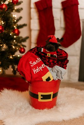 Toddler Santa's Helper Gift Bucket Set
