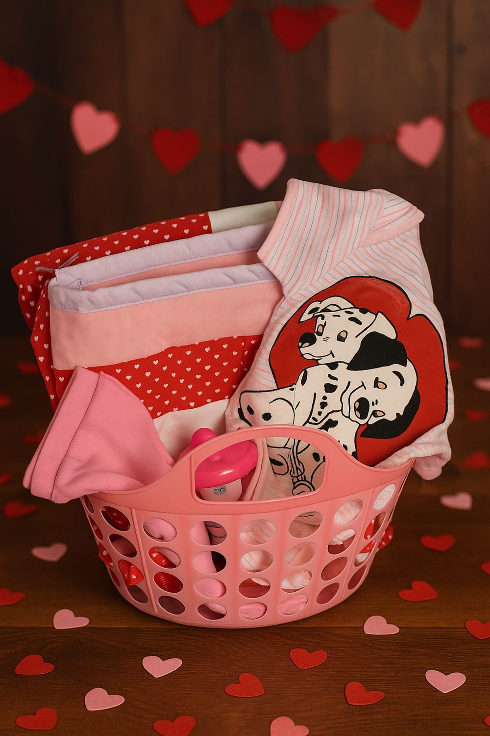 Girl's Dalmatian Gift Basket