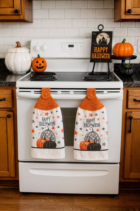 Happy Halloween Kitchen Towel