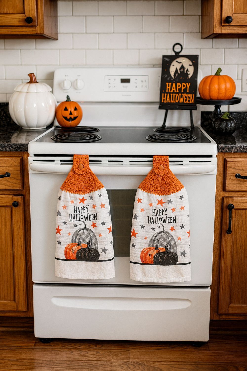 Happy Halloween Kitchen Towel Happy Halloween Kitchen Towel