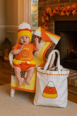 Candy Corn Baby Gift Set Candy Corn Baby Gift Set